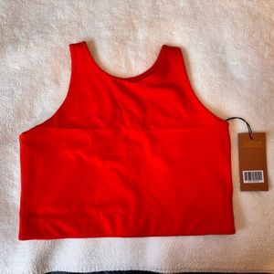 Girlfriend Collective, Dylan Tank, Blood Orange size XXL